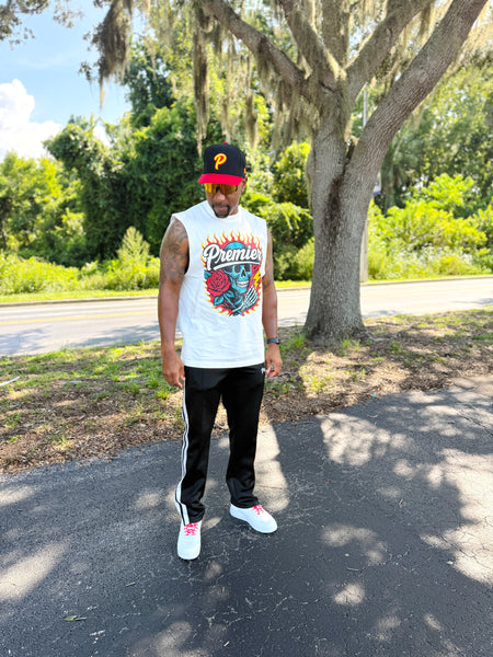 NEW PREMIER SKULL SLEEVELESS TEE