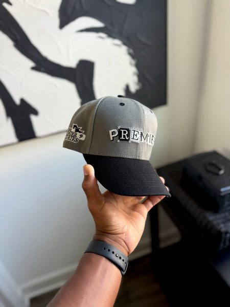 NEW "Gray Patchwork” PREMIER SNAPBACK
