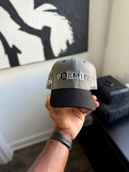 NEW "Gray Patchwork” PREMIER SNAPBACK