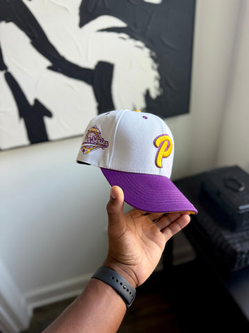 WHITE “Los Angeles” PREMIER® 6 PANEL SNAPBACK