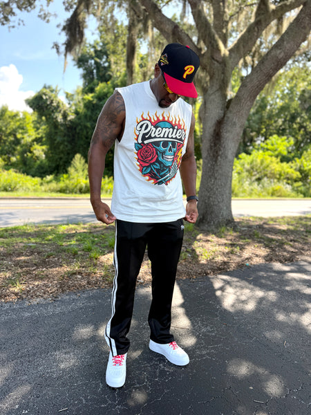 NEW PREMIER SKULL SLEEVELESS TEE