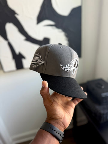 “Smokey Gray” PREMIER® ANGELS 6 PANEL SNAPBACK