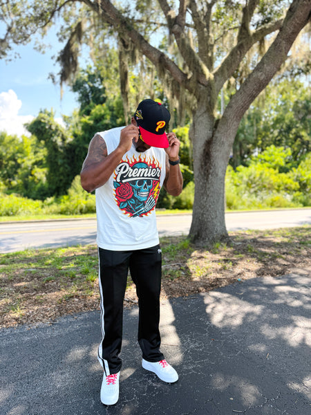 NEW PREMIER SKULL SLEEVELESS TEE