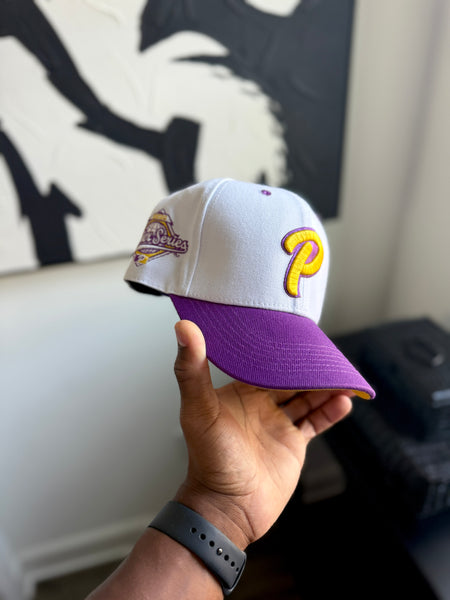WHITE “Los Angeles” PREMIER® 6 PANEL SNAPBACK