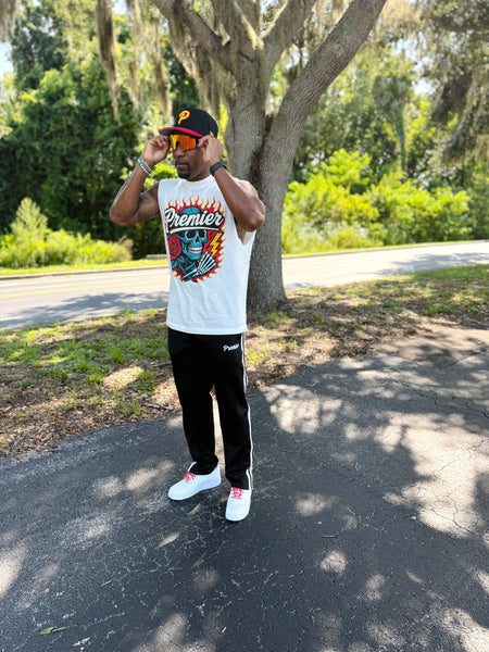 NEW PREMIER SKULL SLEEVELESS TEE