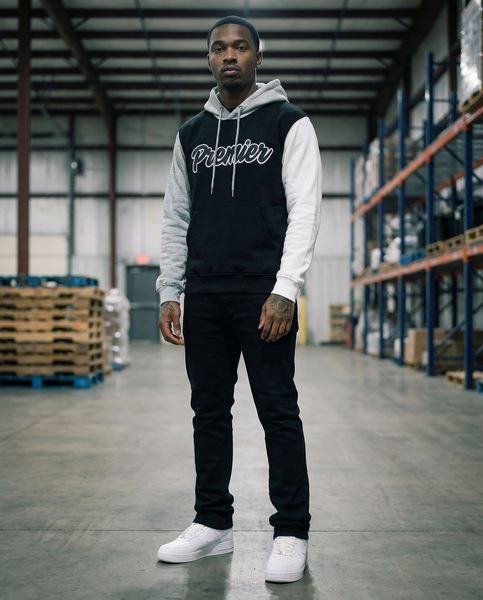 PREMIER® COLORBLOCKED HOODIE
