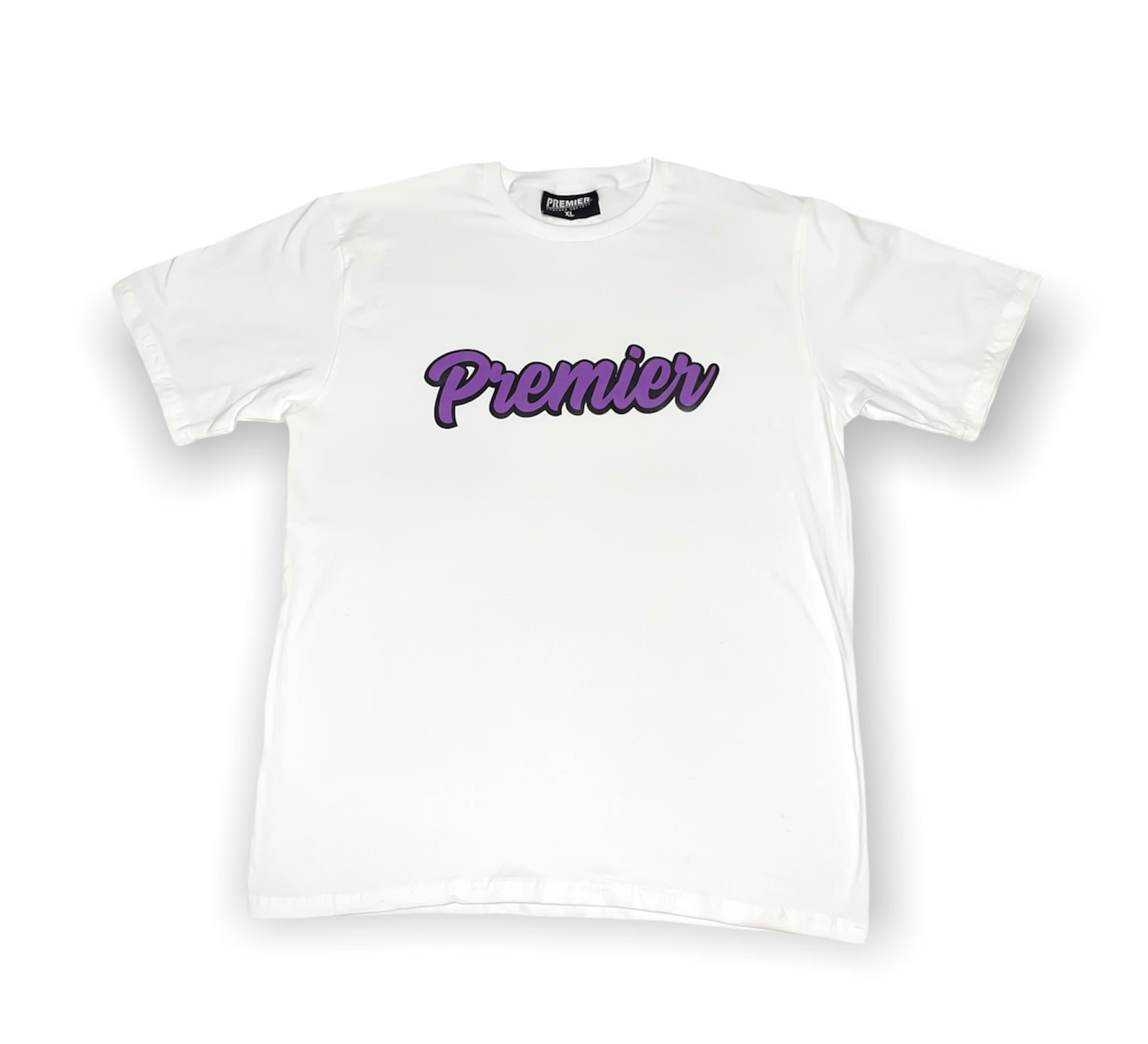 WHITE/PURPLE PREMIER® T-SHIRT