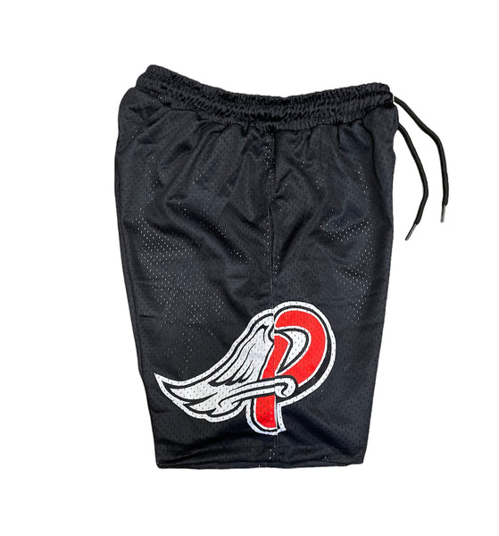 BLACK PREMIER® ANGELS MESH SHORTS