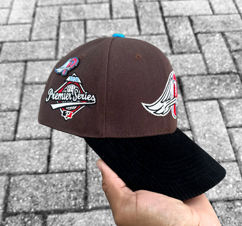 “Mocha” PREMIER® ANGELS BASEBALL SNAPBACK