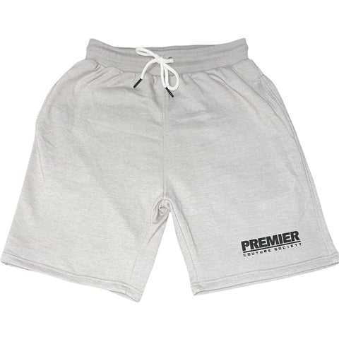 PREMIER® 3D PRINTED GREY SWEATSHORTS